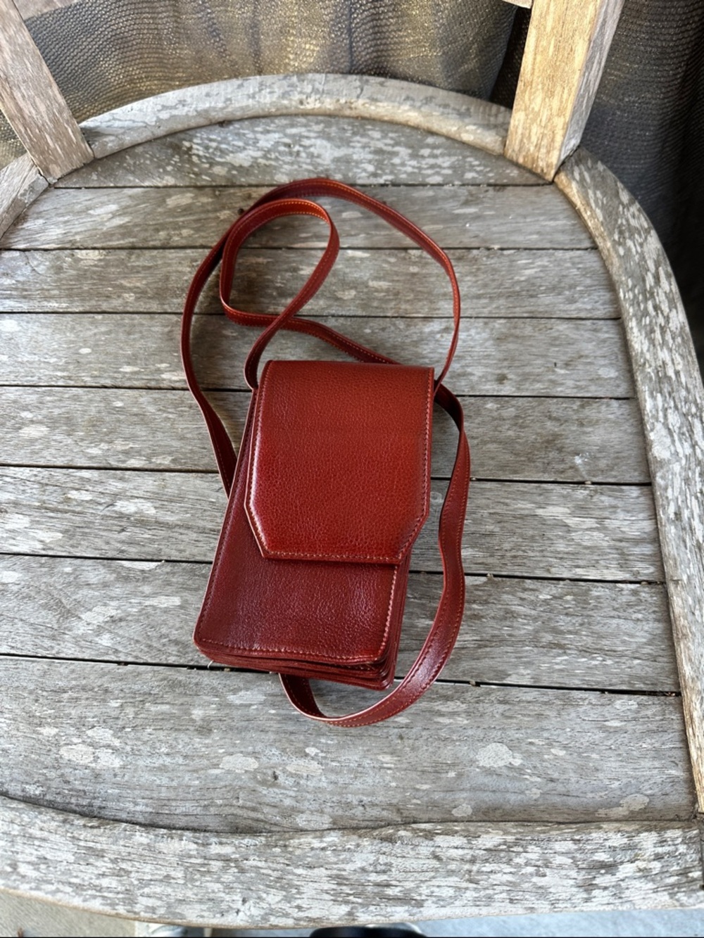 Faux Leather crossbody snap phone/wallet purse